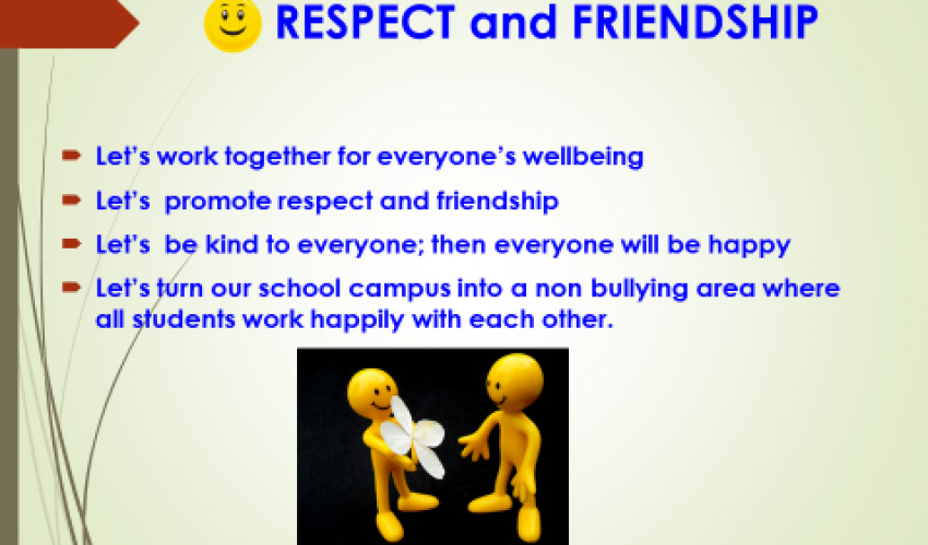 Respect and Friendship